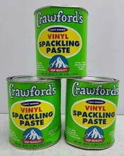 3 Pack Crawfords 1 Qt Vinyl Spackling Paste 31904 New Dented Containers