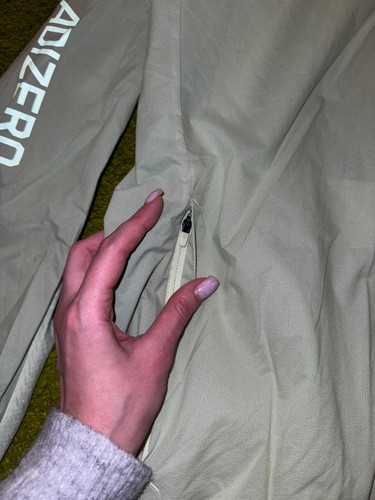 Adidas Adizero running Ghost Jacket Men's Size L Super Light jacket mint green - Picture 5 of 14