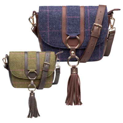 Damen Wildleder Umhängetasche Damen Leder Handtasche Quaste Taschen Rydale 2 Farben