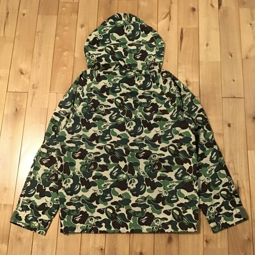 BAPE × stussy skull camo hoodie snowboard jacket NIGO A Bathing Ape Size M - Picture 3 of 9