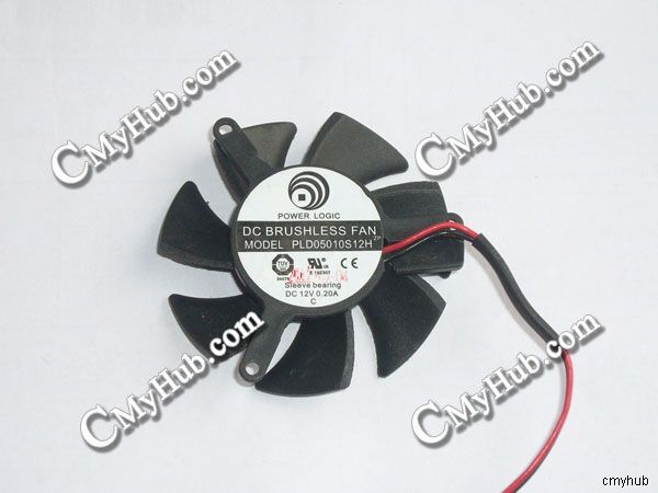 1pcs per ventola di raffreddamento PLD05010B12H 0,20A con diametro 45mm 1pcs per ventola di raffreddamento PLD05010B12H 0,20A con diametro 45mm