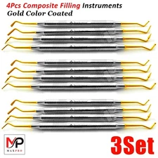 Complete Dental Restoration Tools Set Spatula Plugger & Burnisher Tooth Repair