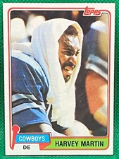 1981 Topps 15 Harvey Martin Dallas Cowboys HoF 