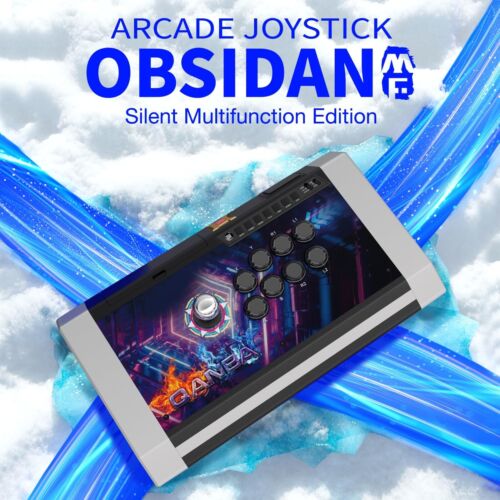 qanba Q3 Obsidian Silent Arcade Joystick Multifunction Edition for PC (Fighti... - Picture 2 of 9