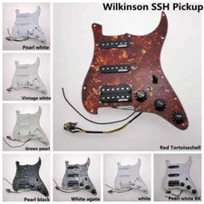 Prewired Loaded St Pickguard Set Wilkinson Alnico5 SSH 7 Way Type for FD ST