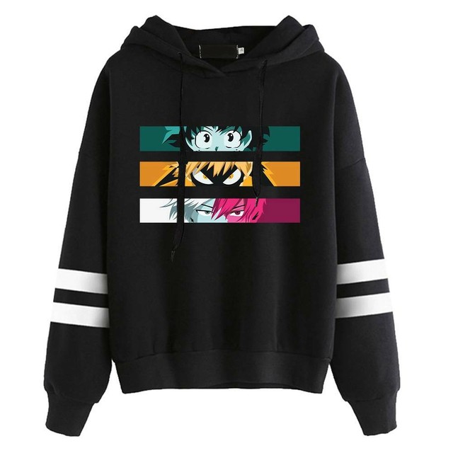 US Women Anime My Hero Academia Hoodies Sweatshirt Jumper Hoodie Couple Top | eBay