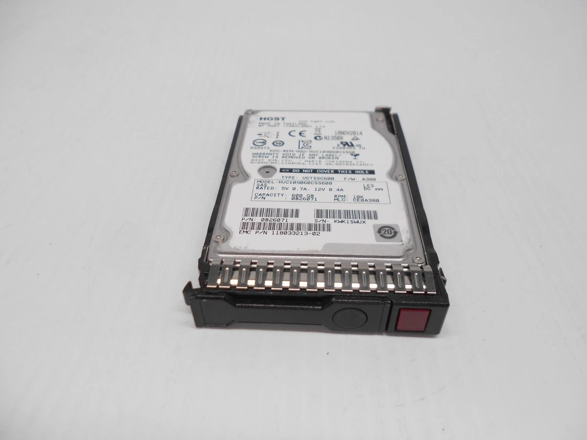 SAS 2.5 Inch SATA 600GB Internal Hard Disk Drives for sale | eBay