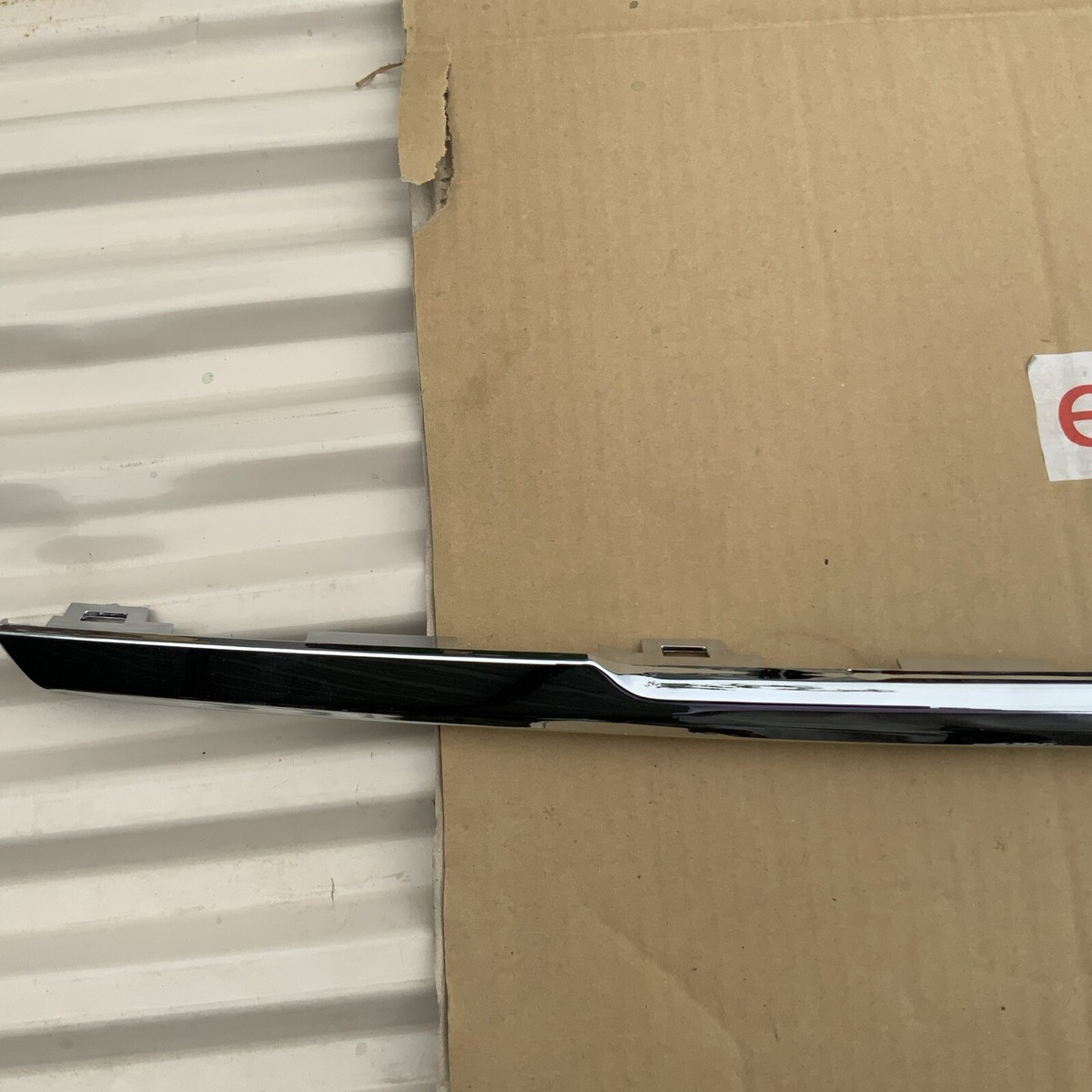 2019-2024 Jeep Cherokee Rear Chrome Center Bumper Cover Molding
