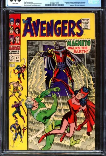 CM - Avengers #47 - Marvel Comics 12/67 - CGC 6.0 - White Pages - Silver Age