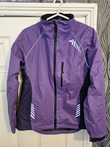 Altura Damen Lila Reißverschluss Windbreaker Jacke Mantel Größe Uk8 Eur36 - Bild 2 von 16