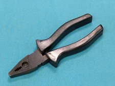 Vintage 6" Combination Pliers w/ Side Cutters & Black High Leverage Grips