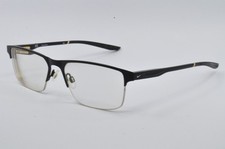 Nike Eyeglasses 8045 002 Satin Black/Black, Size 57-17-140