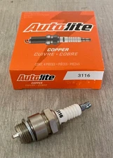 FOUR(4) Autolite 3116 18mm Spark Plug BOX/SET 7/8 Hex 1/2 Reach fits IH Tractor