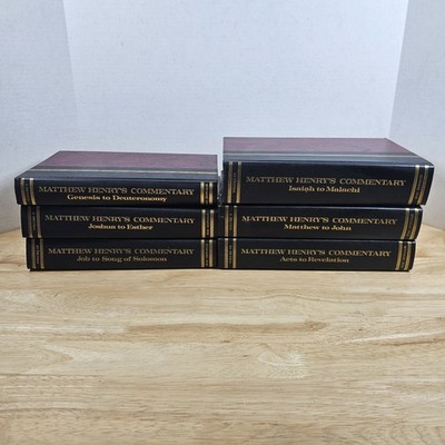 Matthew Henry's Commentary On The Whole Bible Complete 6 Volume Set