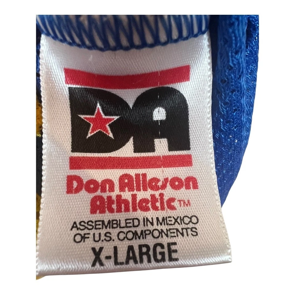 Мужская двусторонняя футболка футболка футболка спортивная тренировка скриммаж синий желтый - Изображение 4 из 4