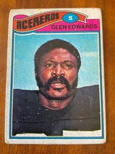 various 1977 Topps Mexican POOR CONDITION football cards