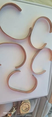 Bracelet en cuivre Artisanale tressé naturel sans aimants - Élégant - Mixte - Photo 1/4