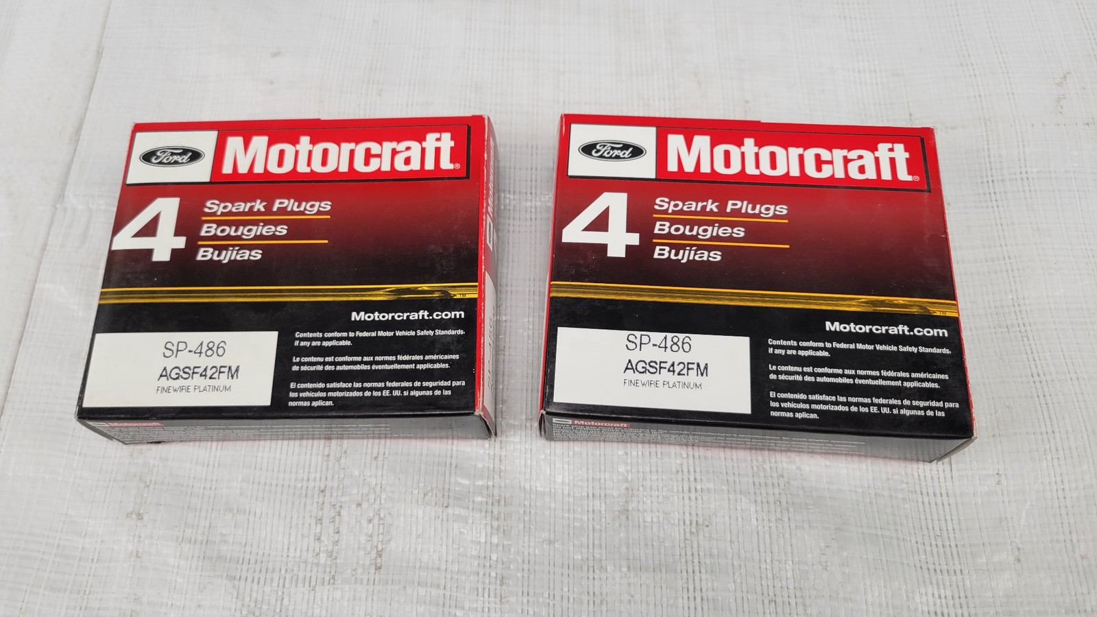 NEW Ford OEM 2001-2005 Mustang Monerey Spark Plug Set of 8 SP-486 AGSF42FM