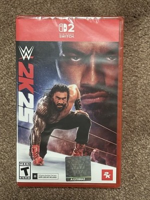 WWE 2K25 (Code in a box) NINTENDO Switch 2 Wrestling Game NTSC Us Seller NEW FS