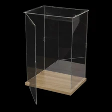 Acrylic Display Case Collectibles Dustproof Protection Showcase Clear Organizer