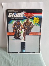 RARE GI Joe Night Force Muskrat Spearhead 1989 Full Card Back Uncut File Vintage