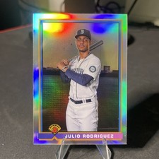 2021 Bowman #91B-JR Julio Rodriguez 1991 Bowman Baseball NM-MT