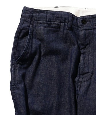 パンツ BEAMS PLUS MIL Trousers DENIM sizeS Beams Plus Denim Mil Pants in Navy Blue | SVD USA