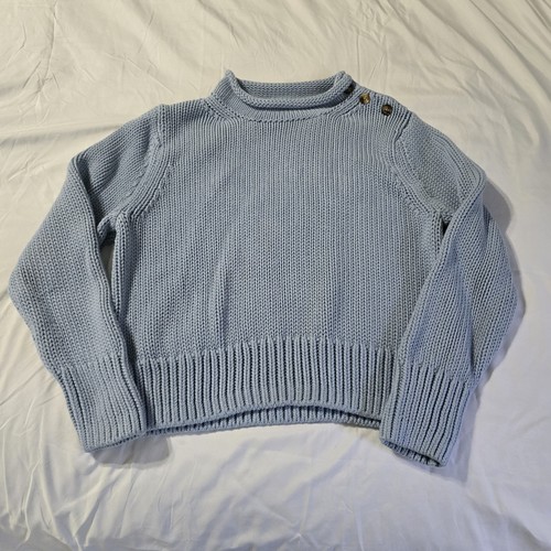 LAKE Jane Sweater in Dusty Blue Size Medium