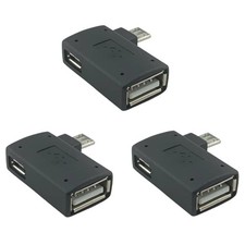 3 Pack OTG Cable Adapter Micro USB to USB for Fire TV Stick Android