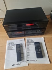 SANSUI Stereo Receiver RZ-3500 II + Sansui CD-270 CD Player + Fernbedienung 