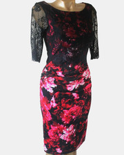 Phase Eight Black Floral Lace