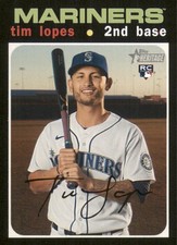2020 Topps Heritage #606 Tim Lopes RC