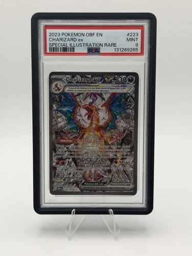 2023 POKEMON OBF EN-OBSIDIAN FLAMES SPECIAL ILLUSTRATION RARE CHARIZARD EX PSA 9