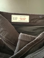 NWOT GAP Jeans Womens High Rise True Skinny Black 33/16R