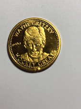 WAYNE GRETZKY 1996 GOT EM GOLD PLATED HOCKEY COIN MINT ORIGINAL OWNER