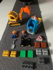 Lego Duplo Bagger und Lastwagen 10812 vollständig