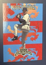2025 Panini Crusade Pedro Martinez 180/199 Blue #86 Boston Red Sox HOF