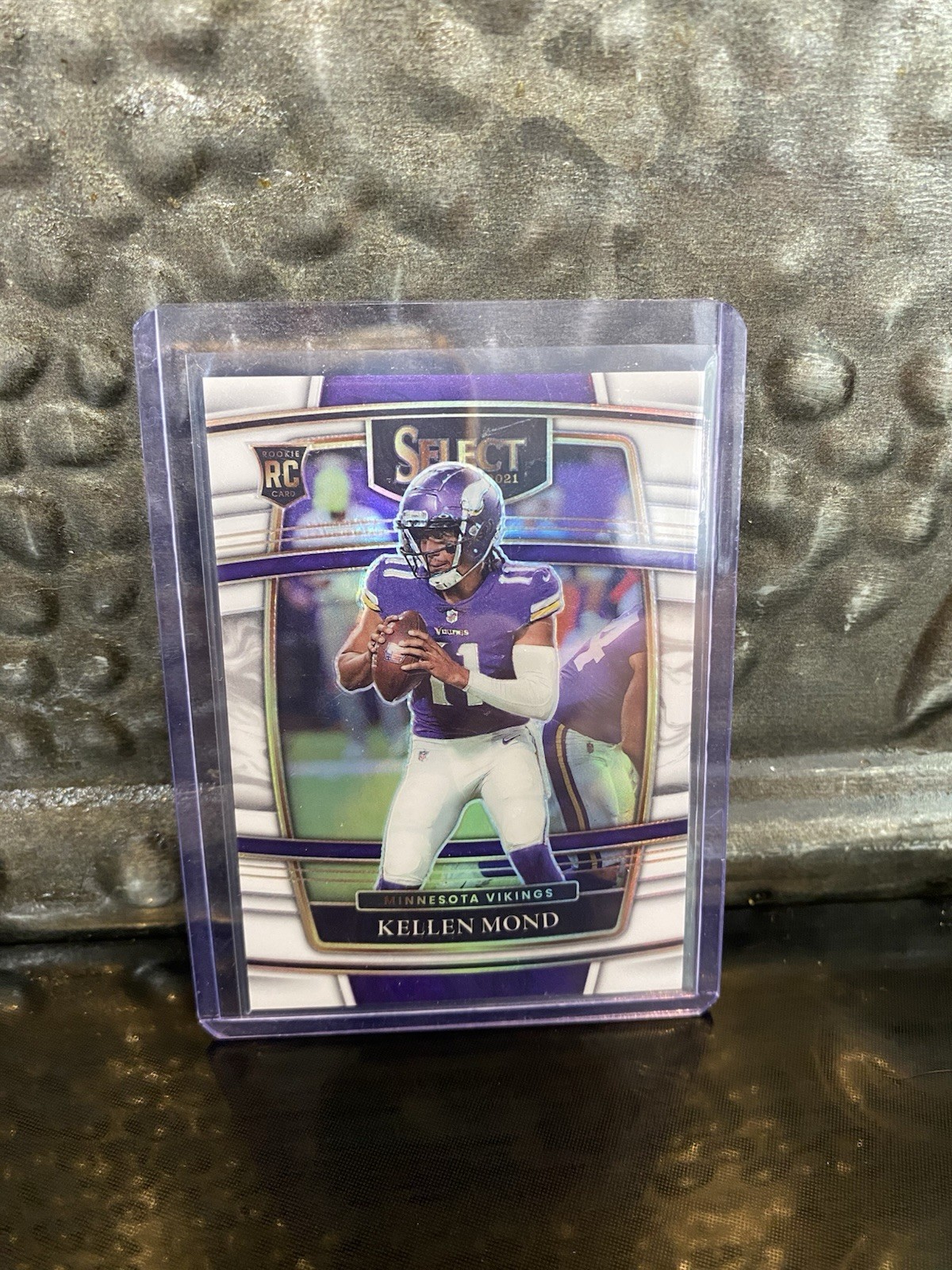2021 Panini Select Kellen Mond #64 Rookie White Prizm 31/35 Minnesota Vikings