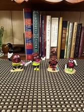 Vintage California Raisins Calrab Applause 1988 Beach PVC Figures Lot of 3