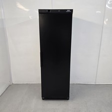 Freezer Upright Single 1 Door Black 365L Chilled Commercial Catering Nisbets ...