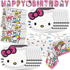 Hello Kitty Birthday Party Decorations - Serves 16 Guests