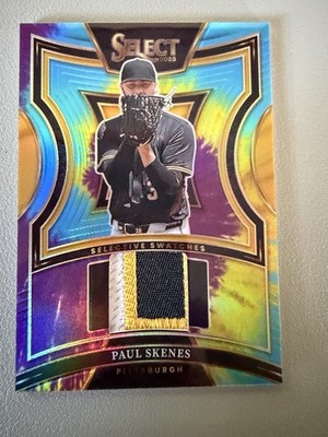2025 Panini Select - Selective Swatches Paul Skenes #SS-PS Tie-Dye Prizm /25