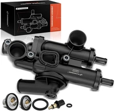 A-Premium - Thermostat Housing Assembly W/Sensor 68003582AB - Compatible... 