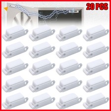 20x Magnetic Cabinet Door Latch/Catch Closures Kitchen Cabinet Cupboard White