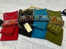 Embroidered Kurti Set for Women Cotton Kurta ...