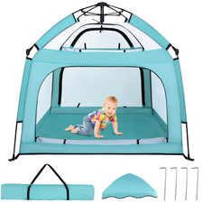 Bend River Portable Baby Playpen with Canopy, Infant Play Yard, Beach Tent, Mosq