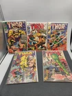 Thor Vintage Marvel Comic Lot Silver Age x5 #166 #191 #144 #155 #258 Loki