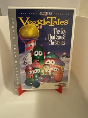 VeggieTales: The Toy That Saved Christmas (DVD 1996) Oh Santa Silly Song w Larry