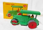 Vintage Dinky Toys 251 Diecast Green Aveling Barford Diesel Road Roller England
