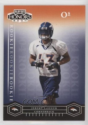 2004 Playoff Honors Rookie Os 3/100 Jeremy LeSueur #187 Rookie RC 2u3